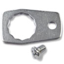 No.20944 リテーナープレート(4000、5000、6000サイズ用)+ロングビス(シルバー)