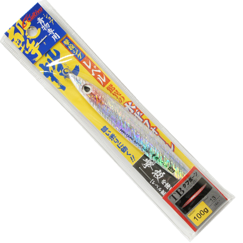 オーナー(OWNER) 撃投ジグレベル100g 13 シルバーグローエッジ(レーザーホロ)