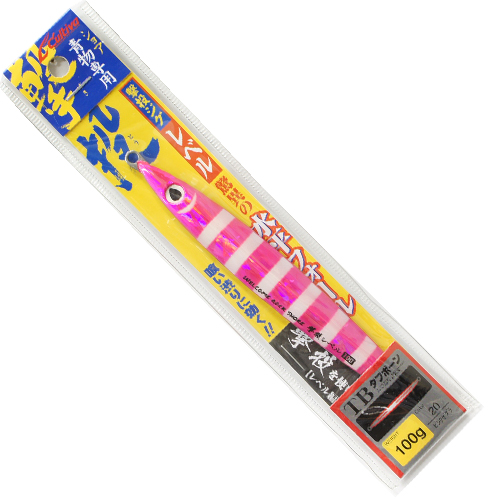 オーナー(OWNER) 撃投ジグレベル100g 20 ピンクゼブラグロー(クラッシュホロ) ●部分グロー