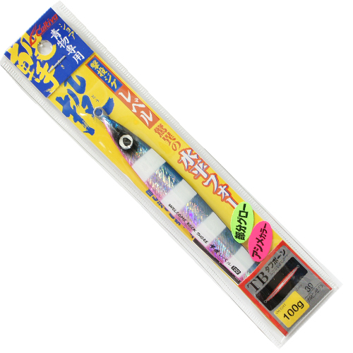 オーナー(OWNER) 撃投ジグレベル100g 39 ブルピンゼブラ(レーザーホロ) ●部分グロー