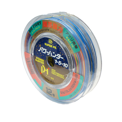 YGK エックスブレイド(X-BRAID) パワーハンター1・5・10 100m-2連結(200m)12号 ★セール特別価格(個数限定)