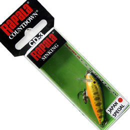 ラパラ(RAPALA) CD3/J-GGY ゴールドグリーンヤマメ