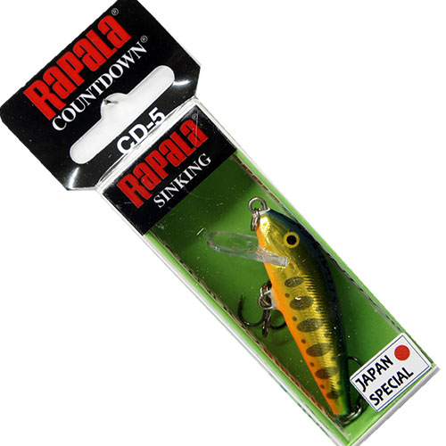 ラパラ(RAPALA) CD5/J-GGY ゴールドグリーンヤマメ