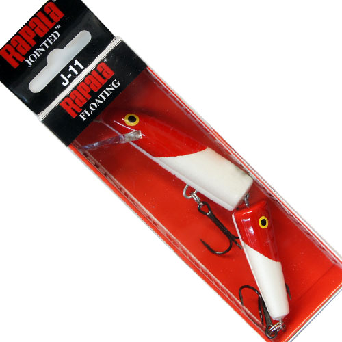 ラパラ(RAPALA) フローティングジョインテッド11cm 9g J11-RHC レッドヘッドチェイサー