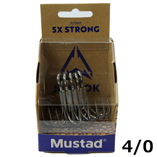 マスタッド(Mustad) Jaw Lok 5x Strong ジョーロック トレブル #4/0-5pcs