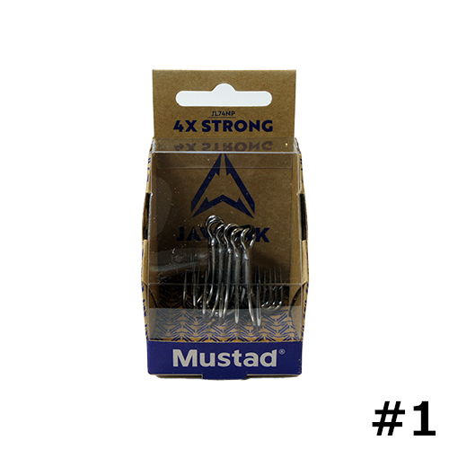 マスタッド(Mustad) Jaw Lok 4x Strong ジョーロック トレブル #1-6pcs