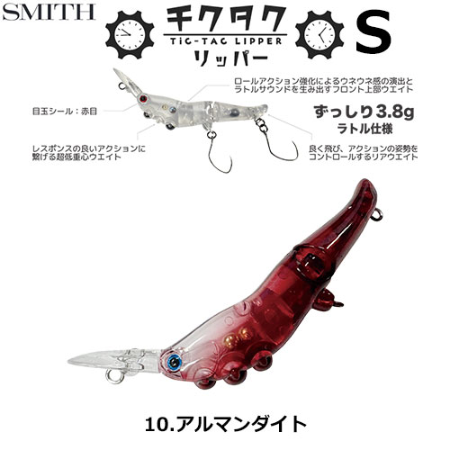スミス(SMITH) チクタクリッパーS アルマンダイト 10