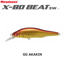 メガバス(MEGABASS) X-80 BEAT SW  11GG アカキン