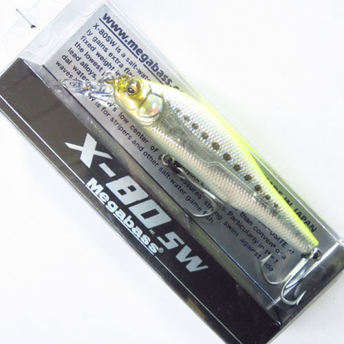 メガバス(MEGABASS) X-80SW HT チャートバックイワシ
