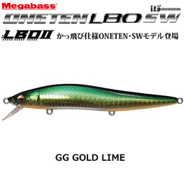 メガバス(MEGABASS) ONETEN LBO SW GG ゴールドライム