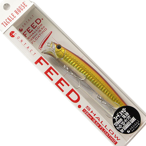 タックルハウス(TACKLE HOUSE) フィードシャロー128F No.7 HG・ゴールドレッド