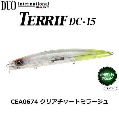 デュオ(DUO) テリフDC-15 CEA0674 クリアチャートミラージュ