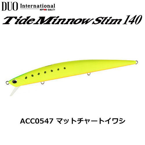 デュオ(DUO) タイドミノースリム140 ACC0547 マットチャートイワシ