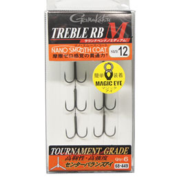がまかつ(Gamakatsu) トレブルRB-M(ナノスムースコート) #12 ★特別割引品●個数限定
