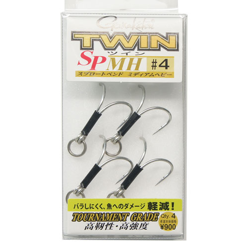 がまかつ(Gamakatsu) TGW ツインSP-MH シルバー 4 ★特別割引品●廃番