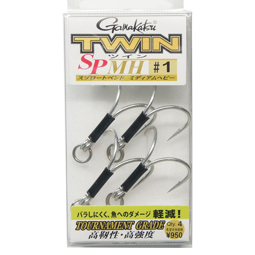 がまかつ(Gamakatsu) TGW ツインSP-MH シルバー 1 ★特別割引品●廃番