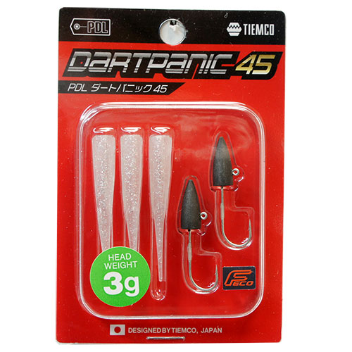 ティムコ(TIEMCO) PDLダートパニック45ECO3g #01クリアシルバーラメ  