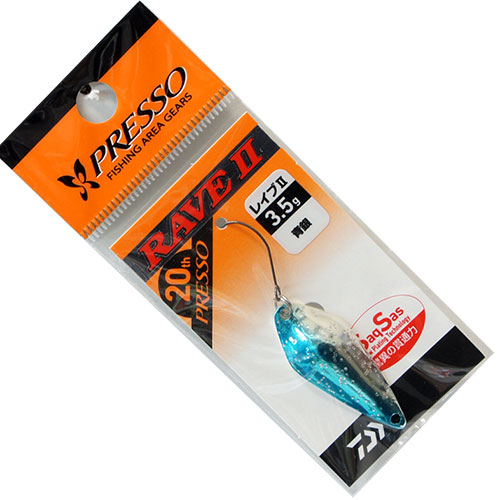 ダイワ(DAIWA) プレッソ レイヴ 2 3.5g 青銀 ●廃番 ★特別割引品