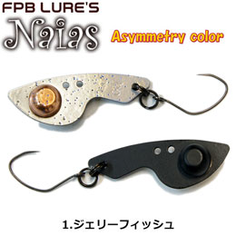 FPBルアーズ ナイアス 3.0g Copper Head アシンメトリーカラー #1 ジェリーフィッシュ