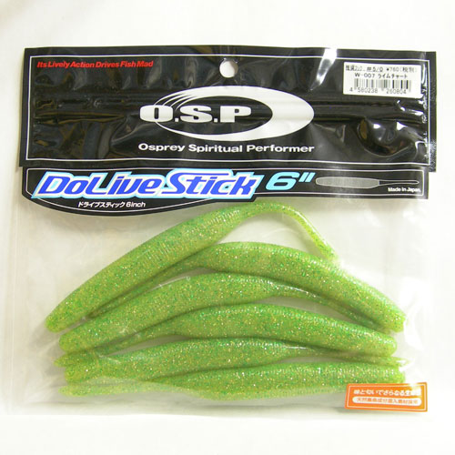 O.S.P(オーエスピー) ドライブスティック6 W007 ライムチャート
