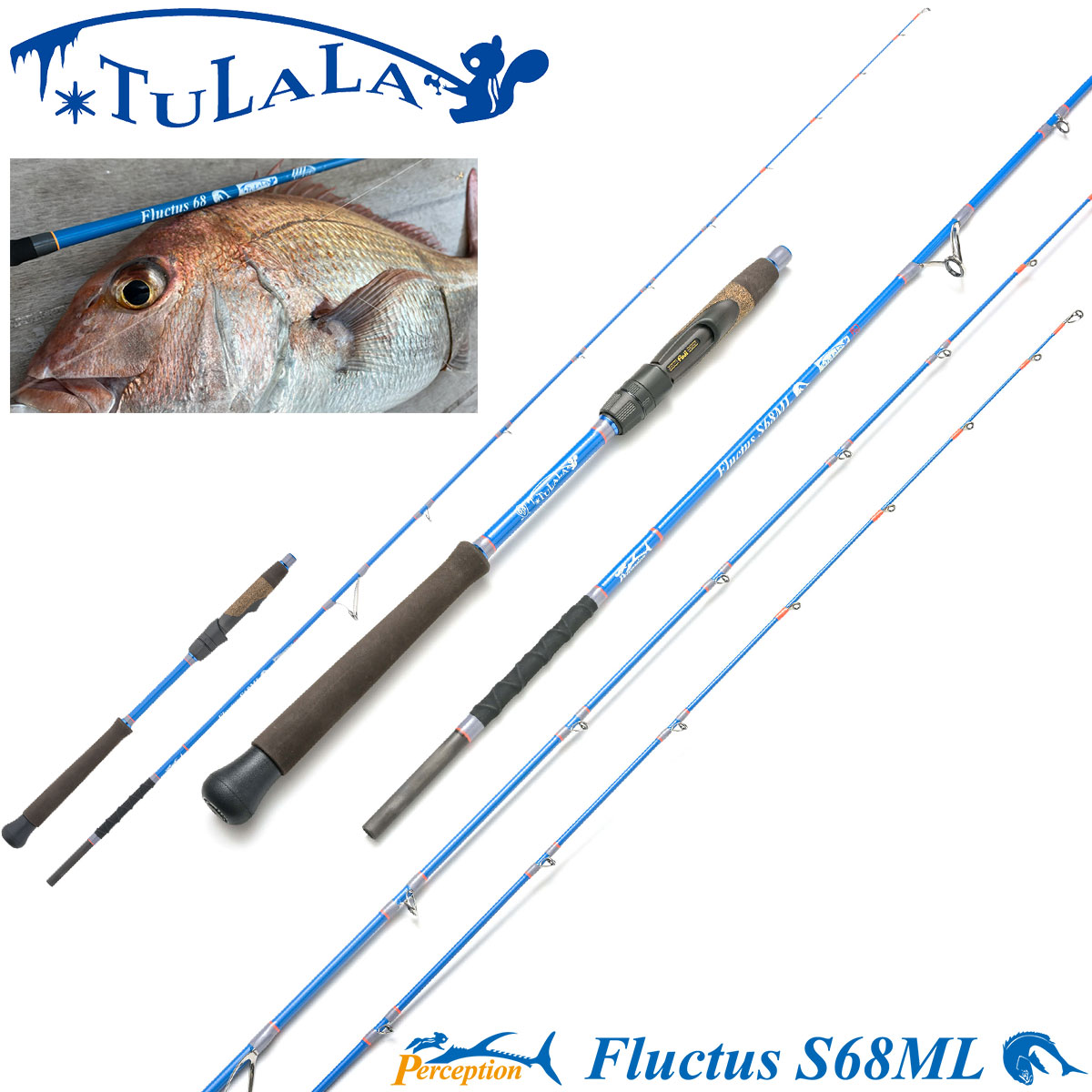 ツララ(TULALA) 25 フラクタス S68ML スピニングタイラバSP