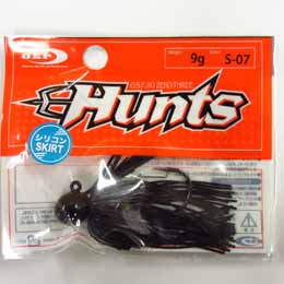 O.S.P(オーエスピー) ジグ03 HUNTS シリコン 9g S07 ブラック