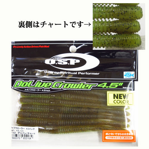 O.S.P(オーエスピー) ドライブクローラー4.5 TW107 グリパン/チャート