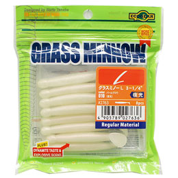 マルキュー エコギア(ECOGEAR) グラスミノーL 010 パールグロウ