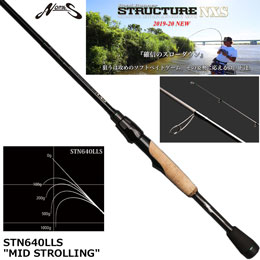ノリーズ ロードランナー・ストラクチャーNXS STN640LLS ミッドストローリング