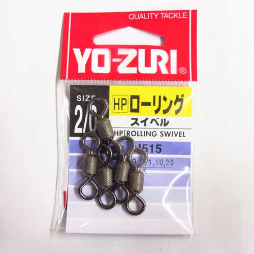 ヨーヅリ(YO-ZURI) [HP]ローリングスイベル 黒 2/0号