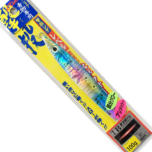 オーナー(OWNER) 撃投ジグレベル100g 37 湾岸 今永イワシ(マグマホロ・部分グロー)