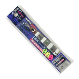 オーナー(OWNER) 撃投ジグエアロ60g 40 ケイムラゼブラスモークエッジ(部分グロー)