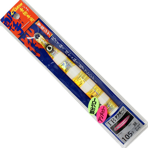 オーナー(OWNER) 撃投ジグ105g 38 フレイムゴールドゼブラ(マグマホロ・部分グロー) ★特別価格