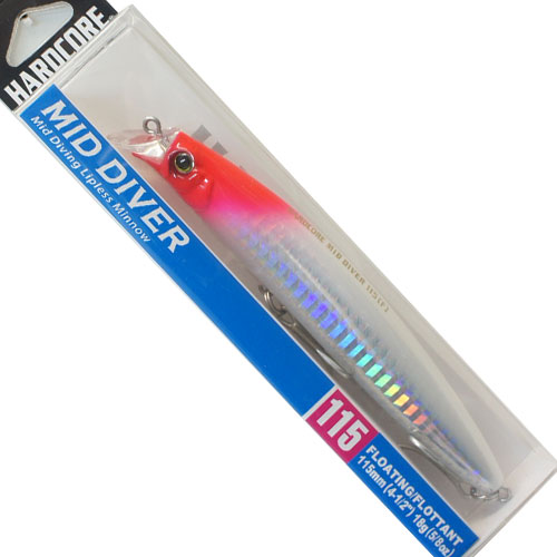 デュエル(DUEL) ハードコア ミッドダイバー (F) 115mm 08 HRH レッドヘッド