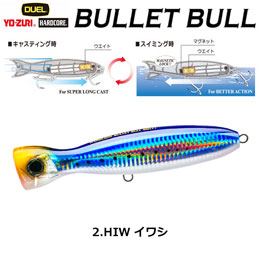 デュエル(DUEL) ハードコア バレットブル (F) 100mm 02 HIW イワシ