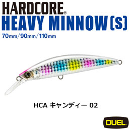 デュエル(DUEL) ハードコア ヘビーミノー (S) 70mm 02 HCA キャンディー