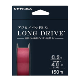 ユニチカ(UNITIKA) LONG DRIVE PE X4 150m ピンク 4.0LB(0.2号)