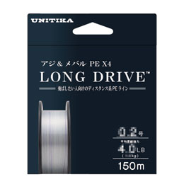 ユニチカ(UNITIKA) LONG DRIVE PE X4 150m ホワイト 4.0LB(0.2号)