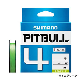 シマノ(SHIMANO) ピットブル 4(PITBULL 4) 200m  PL-M64R ライムグリーン 2.0号 ★特別割引品