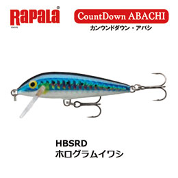 ラパラ(RAPALA) カウントダウン アバシ CDA7 HBSRD ホログラムイワシ