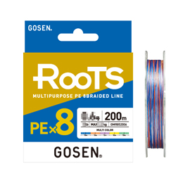 ゴーセン(GOSEN) ルーツ PEx8 マルチカラー 200m 0.6号