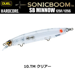 デュエル(DUEL) ソニックブーム SBミノー 125F 125mm 10 TM クリアー