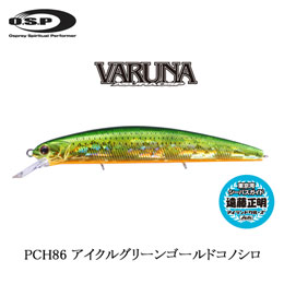 O.S.P(オーエスピー) ヴァルナ110S PCH86 アイクルグリーンゴールドコノシロ