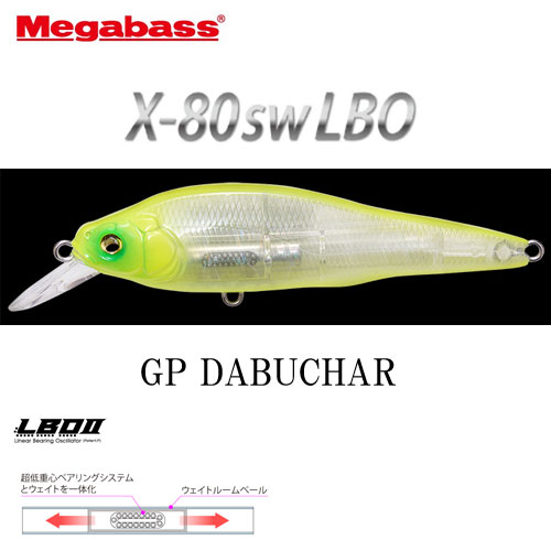 メガバス(MEGABASS) X-80SW LBO GP タブチャー