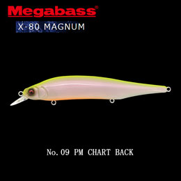 メガバス(MEGABASS) X-80 MAGNUM 09 PM チャートバック
